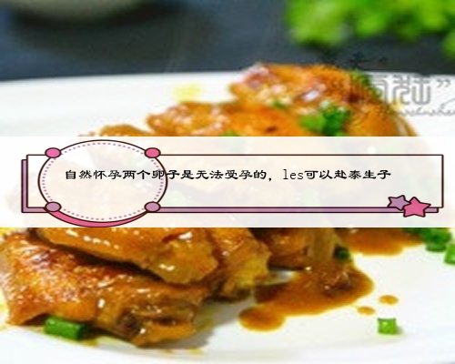 自然怀孕两个卵子是无法受孕的，les可以赴泰生子