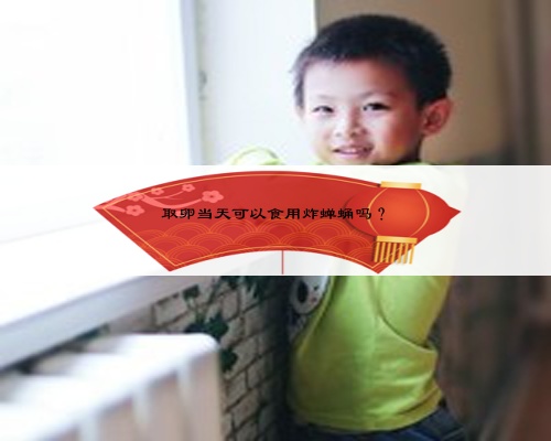 取卵当天可以食用炸蝉蛹吗？